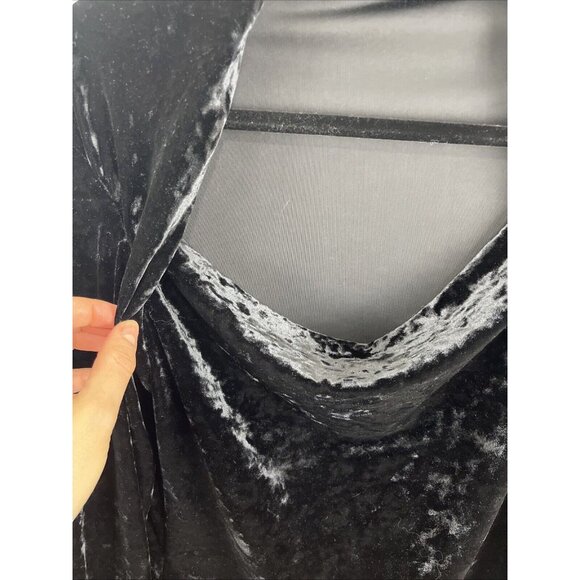 Contemporaine Simons Square Neck Velvet Top Women's Size M - Picture 6 of 10